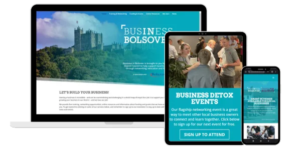 BIB Website Example Screens