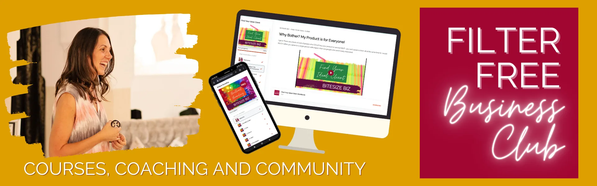 Filter Free Business Club, Courses, Coaching and Community